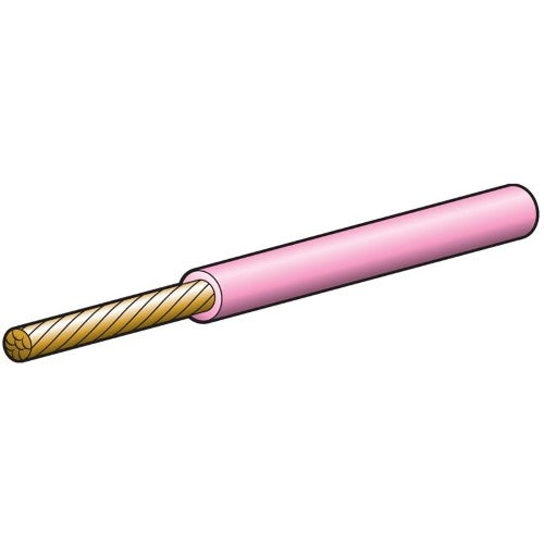 Narva - Cable Sgle 3mm 19amp 30m Pink