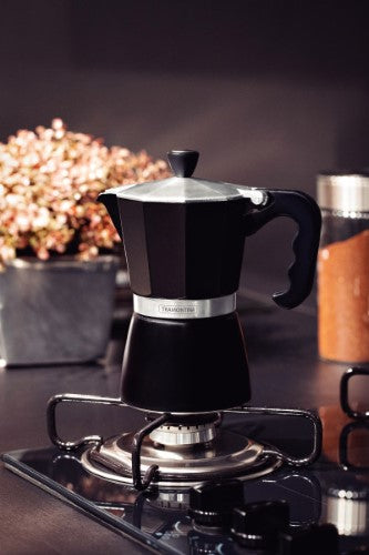 Italian Espresso Coffee Maker Black 320ml, 6 Cup - Tramontina