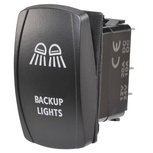 12 / 24v Off / On Led Illuminated Sealed Rocker Switch (63230BL)