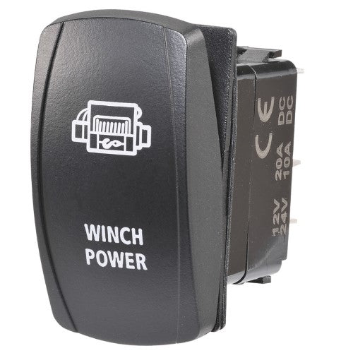 12 / 24v Off / On Led Illuminated Sealed Rocker Switch (63236BL)