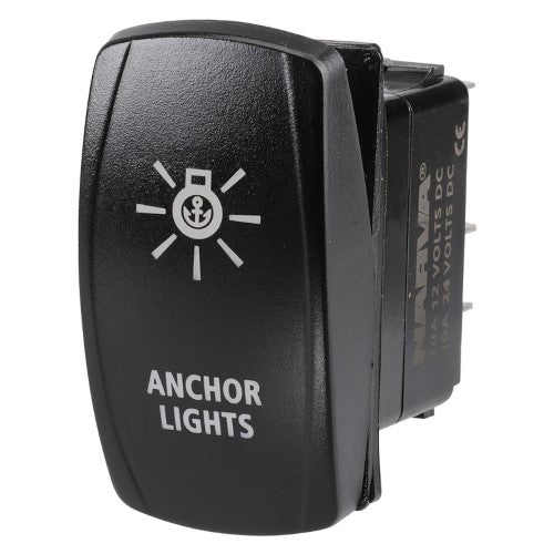Switch Anchor Lights Led 12/24v Rocker - Narva