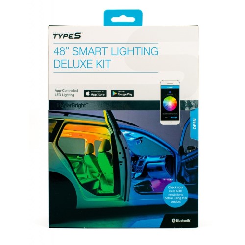 TYPE S - 48IN SMART LED PLUG AND GLOW DELUXE LIGHTING KIT