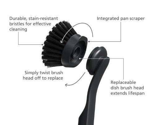 SinkTech Dish brush with replacement head - Joseph Joseph