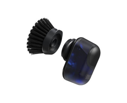 SinkTech Soap-dispensing palm brush with stainless-steel storage stand - Joseph Joseph