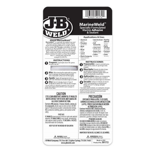 Marineweld Marine Adhesive Syringe - JB Weld