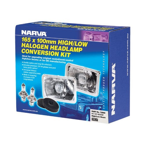 Narva - CONV KIT 165x100mm 100/55W H4