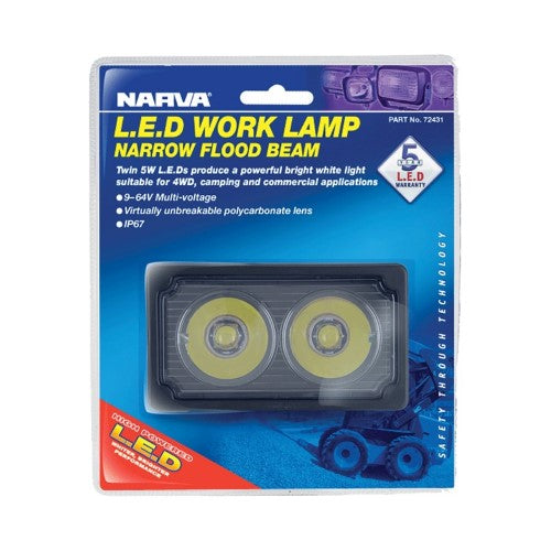 Narva - W/Lamp Led 9-64v Spread Beam 1000lm