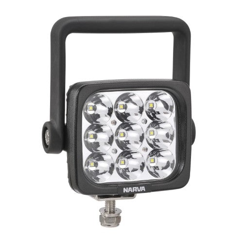 LED WORKLAMP 9 X 5W SQR SPOT WITH SWITCH AND HANDLE - NARVA