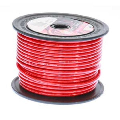 Power Cable Red 8Ga 50M -AERPRO