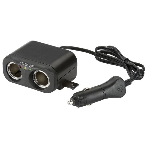 Cigarette Lighter Plug with Extended Lead Accessory Sockets and Lighter Fixture