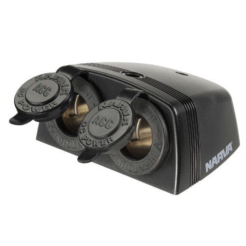 Heavy-Duty Twin Surface Mount Accessory Sockets