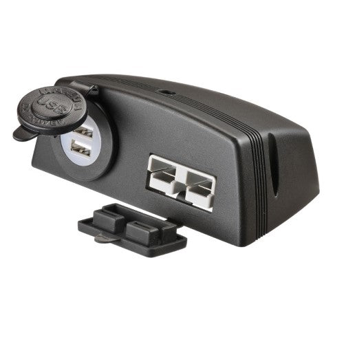 50A CONNECTOR/DUAL USB TWIN HDVR SOCKET SURFACE MOUNT