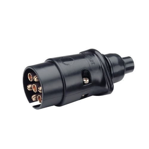 7 Pin Large Round Plastic Trailer Plug