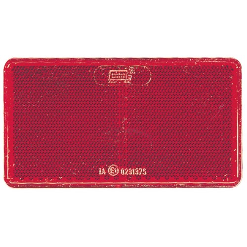 Reflector Red 105x55 Adhes 50