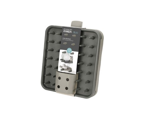 2-tier Dish Rack - Grey - Joseph Joseph Duo