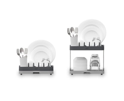 2-tier Dish Rack - Grey - Joseph Joseph Duo