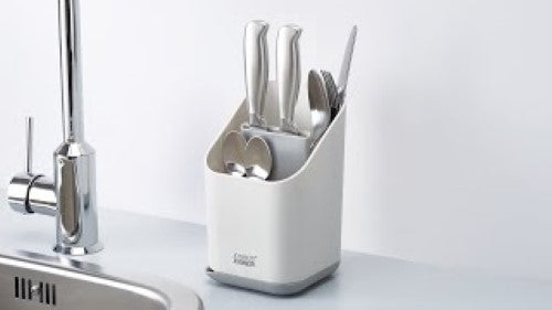 Cutlery Drainer with Knife Slot - Joseph Joseph Duo