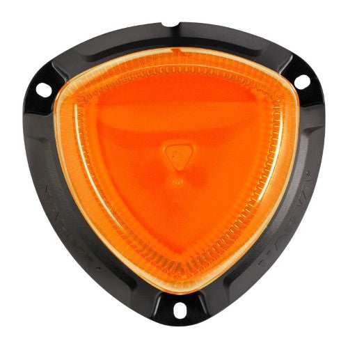 AEROTECH LOW PROFILE AMBER LED STROBE FLANGE BASE