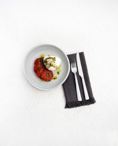 Naturals Ash Grey Round Plate 160x30mm - Tablekraft - Set of 4