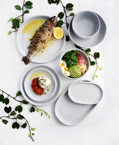 Naturals Ash Grey Organic Bowl 185x59mm - Tablekraft - Set of 3