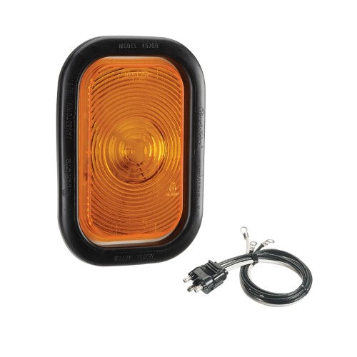 24 Volt Sealed Rear Direction Indicator Lamp Kit (Amber) With Vinyl Grommet