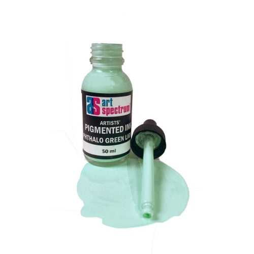 Art Spectrum Pigmented Inks 50ml PHTHALO GREEN LT