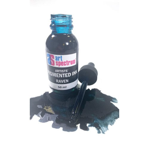 Art Spectrum Pigmented Inks 50ml RAVEN