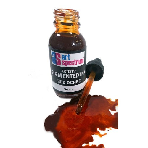 Art Spectrum Pigmented Inks 50ml RED OCHRE