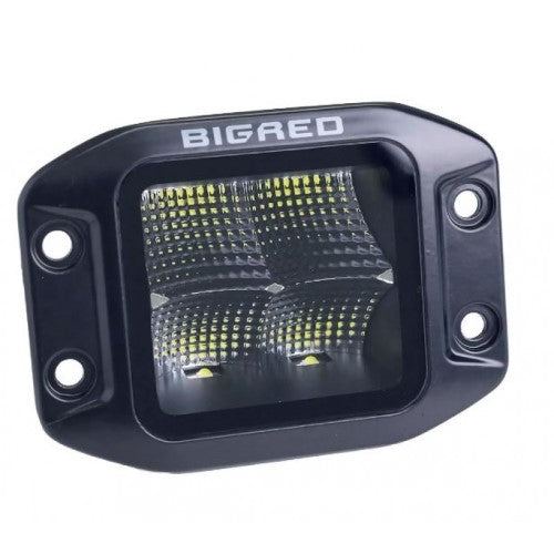 3.2IN BIG RED FLUSH LAMP