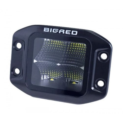 3.2IN BIG RED FLUSH LAMP