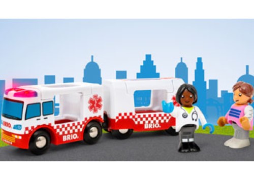 BRIO - Rescue Ambulance 4 pieces