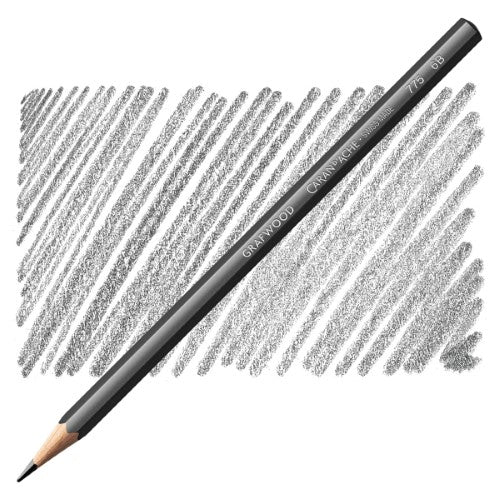 Caran d'Ache Grafwood Artist Graphite Pencils 6B (Set of 3)