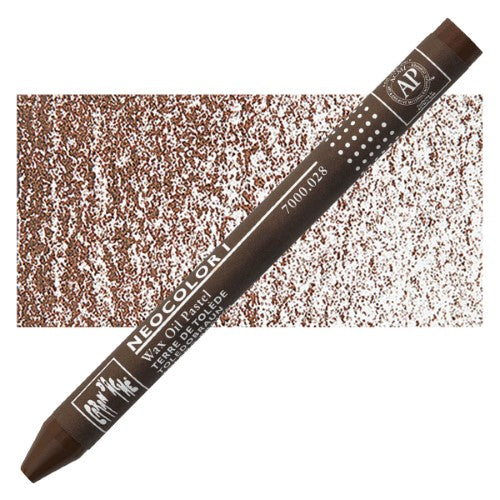 Caran d'Ache Neocolor 1 Wax Oil Pastels TOLEDO BROWN