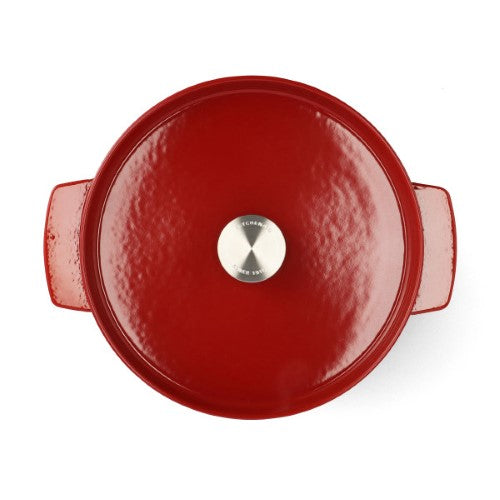 Empire Red Covered Round Casserole 26cm/5.2L - KitchenAid