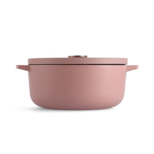 Dried Rose Covered Round Casserole 26cm/5.2L - KitchenAid