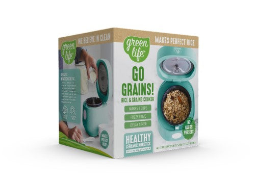Rice Cooker- Turquoise 4cups/1,2L - Greenlife