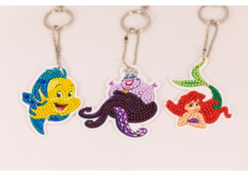 CrystalArt - Little Mermaid Keyring Set