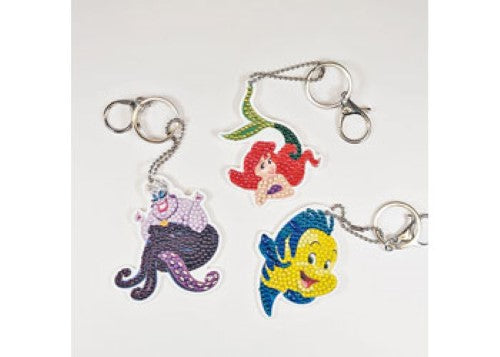 CrystalArt - Little Mermaid Keyring Set
