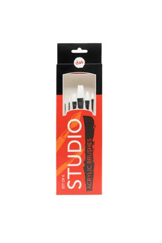 Das Studio Acrylic Brushes Set of 6