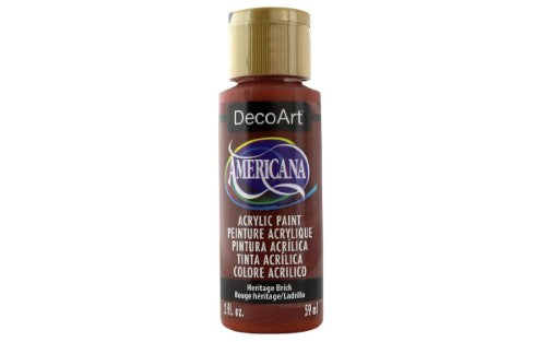 Decoart Americana Acrylic Paint 2oz HERITAGE BRICK
