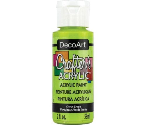 Decoart Crafter's Acrylic Paints 59mlCITRUS GREEN
