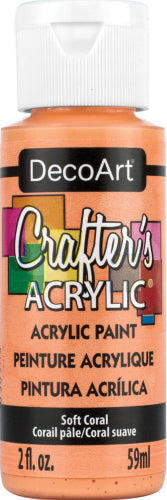 Decoart Crafter's Acrylic Paints 59ml SOFT CORAL