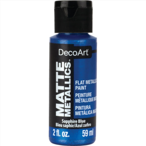 Decoart Matte Metallic Paints 59ml SAPPHIRE BLU