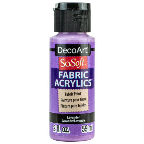 Decoart Sosoft Fabric Paints 59ml LAVENDER
