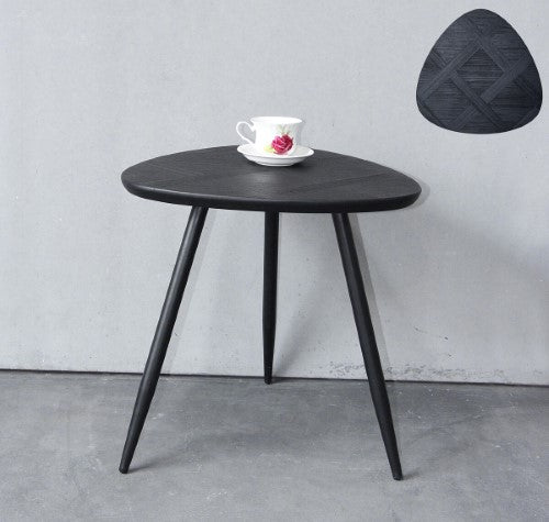 Wooden Side Table - Black