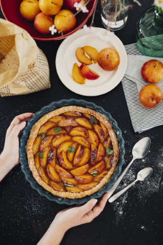 Deep Flan Dish 24 cm - Flour - Emile Henry