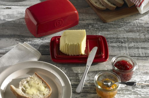 Butter Dish - Burgundy - Emile Henry