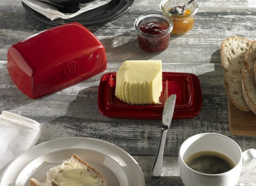 Butter Dish - Burgundy - Emile Henry