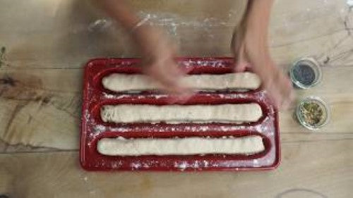 Baguette Bread Baker - Burgundy - Emile Henry