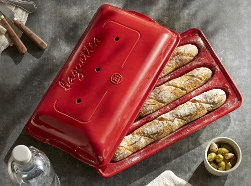 Baguette Bread Baker - Charcoal - Emile Henry